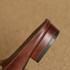 Mules in pelle genuina Merisa