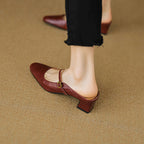 Vian | Mules in Pelle Genuina