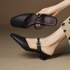 Ovia | Mules in Pelle Genuina