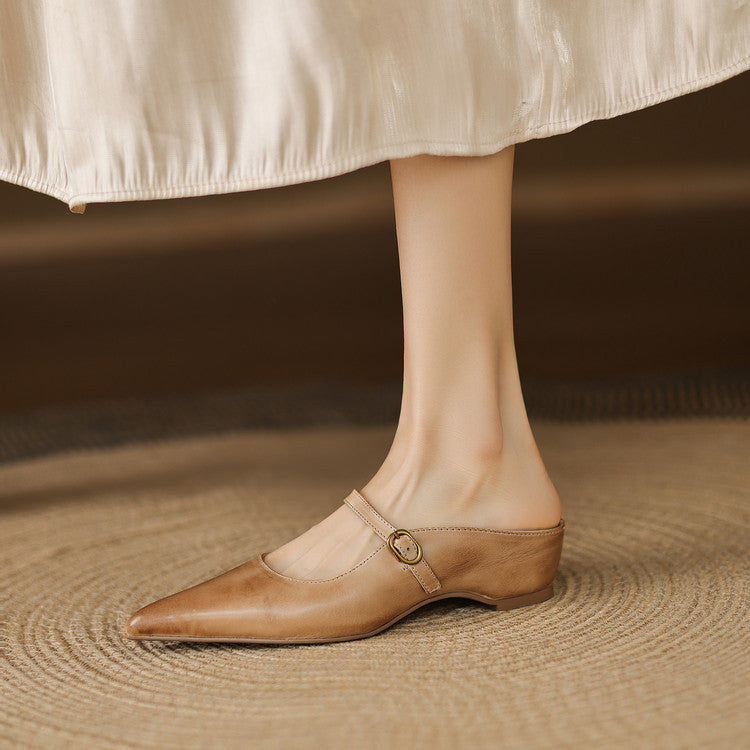 Neok | Mules in Pelle Genuina