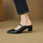 Vian | Mules in Pelle Genuina