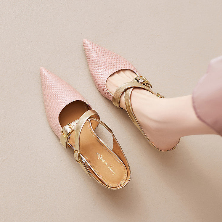 Zelle | Mules in Pelle Genuina
