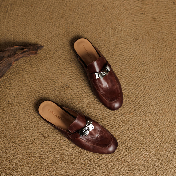 Carla | Mules in Pelle Genuina