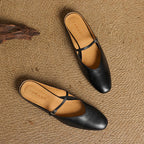 Mules in pelle genuina Merisa