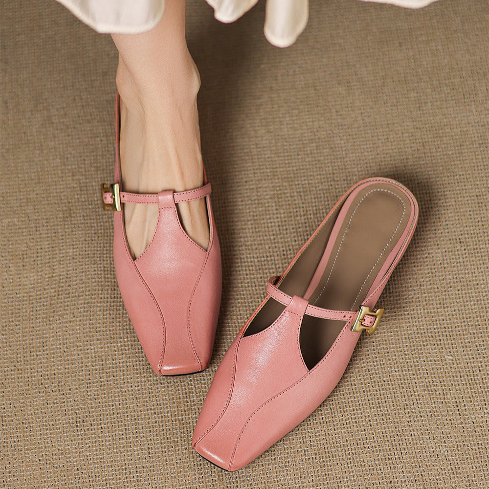 Keva | Mules in Pelle Genuina