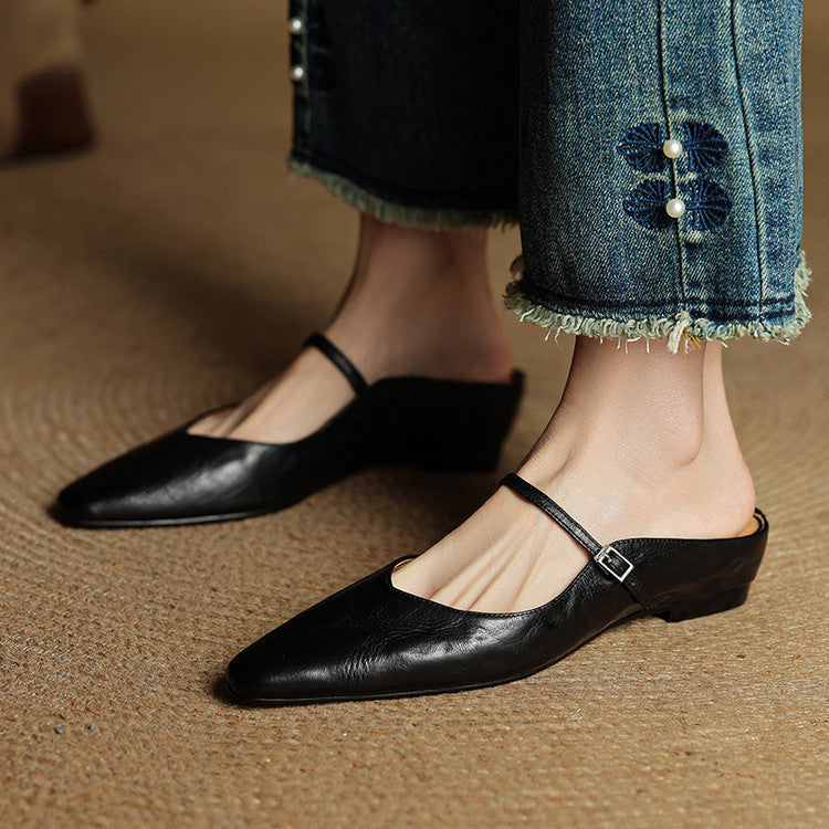 Orella | Mules in pelle genuina