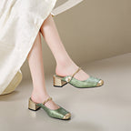 Melina | Mules in Pelle Genuina