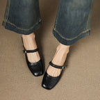Novie | Mules Mary Jane in Pelle Genuina