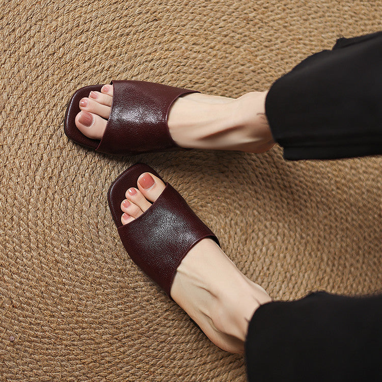 Avena | Mules in Pelle Genuina