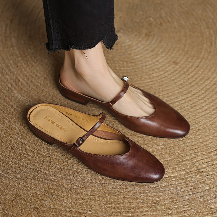 Marvyn | Mules in Pelle Genuina
