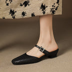 Ovia | Mules in Pelle Genuina