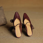 Orella | Mules in pelle genuina