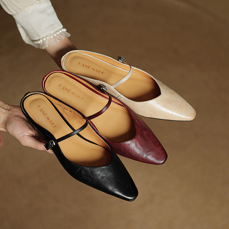 Orella | Mules in pelle genuina
