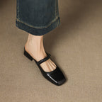 Novie | Mules Mary Jane in Pelle Genuina