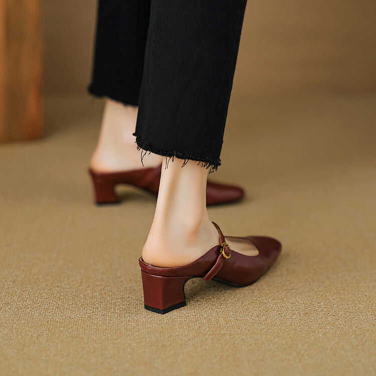 Vian | Mules in Pelle Genuina