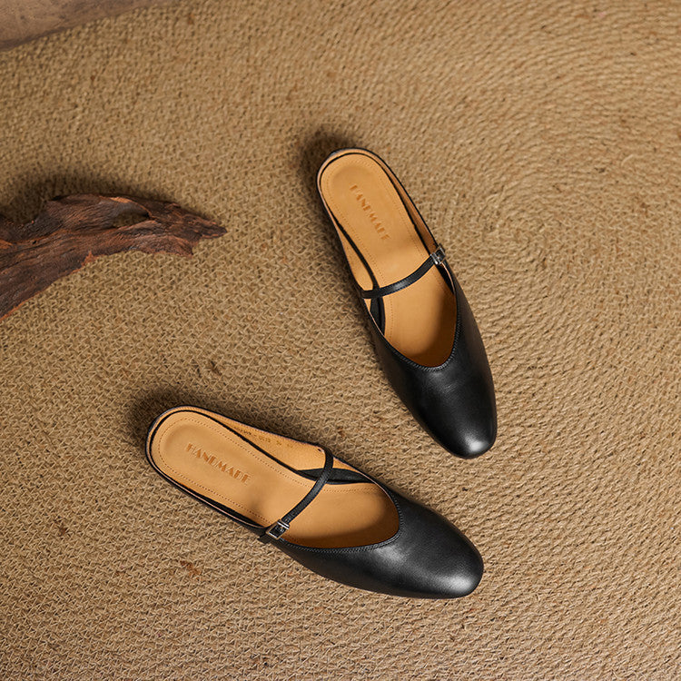 Marvyn | Mules in Pelle Genuina