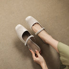 Novie | Mules Mary Jane in Pelle Genuina