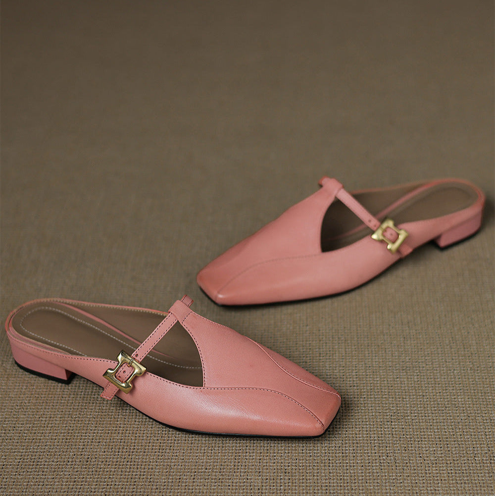 Keva | Mules in Pelle Genuina