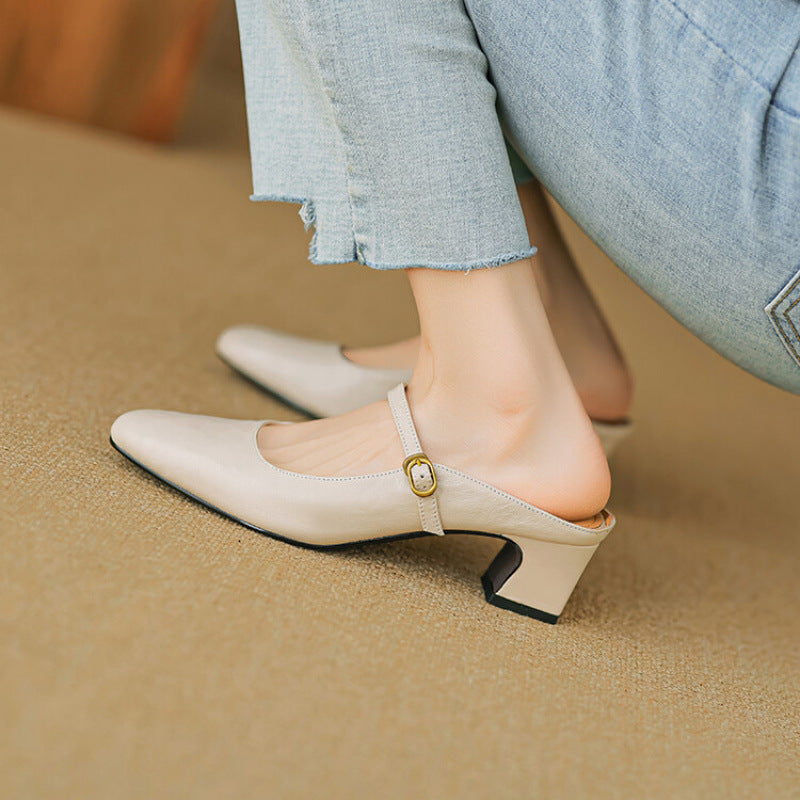 Vian | Mules in Pelle Genuina
