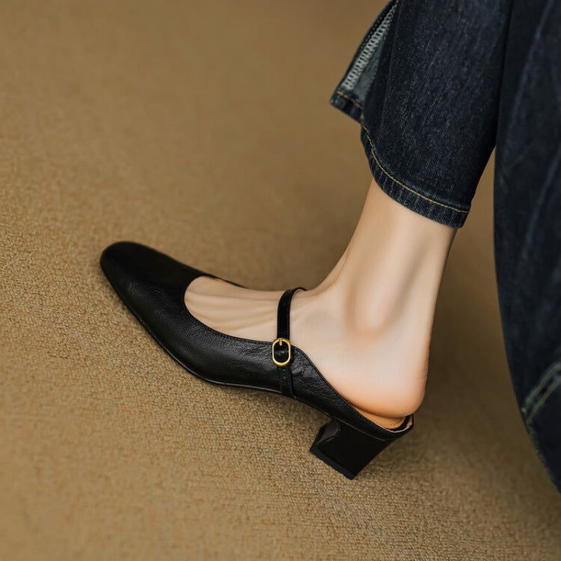 Vian | Mules in Pelle Genuina