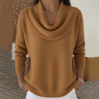 Julia | Maglieria Collo Drappeggiato