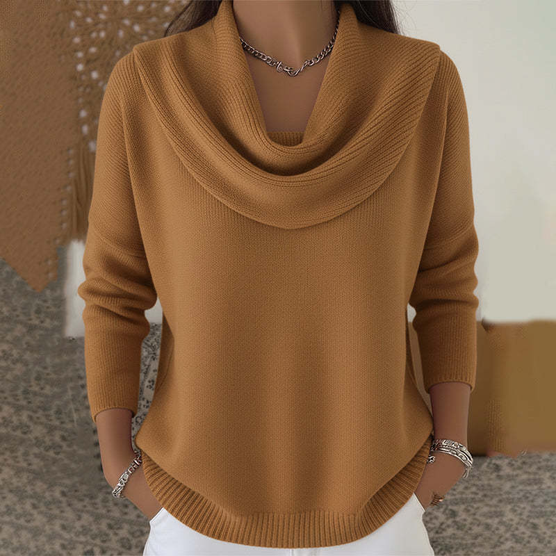 Julia | Maglieria Collo Drappeggiato