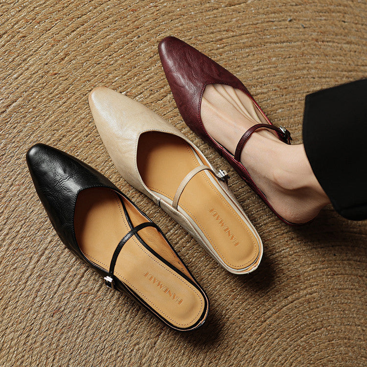Orella | Mules in pelle genuina
