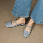 Novie | Mules Mary Jane in Pelle Genuina