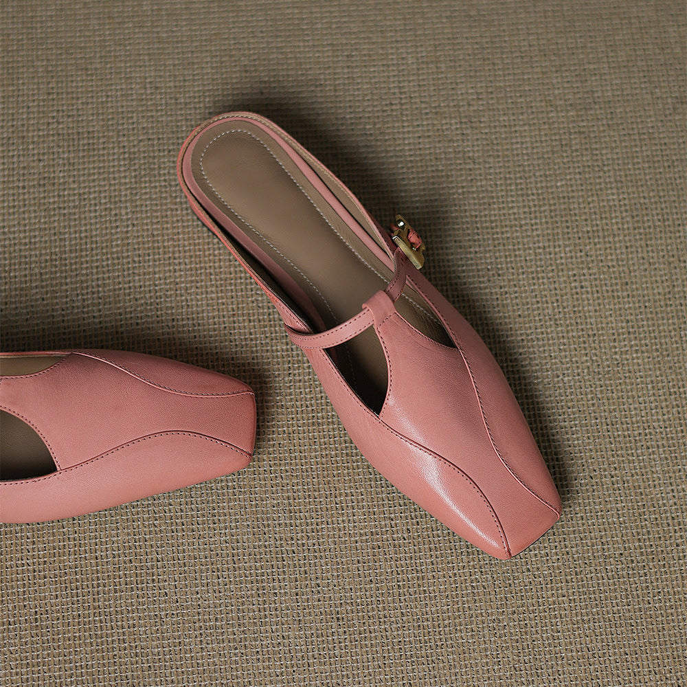 Keva | Mules in Pelle Genuina