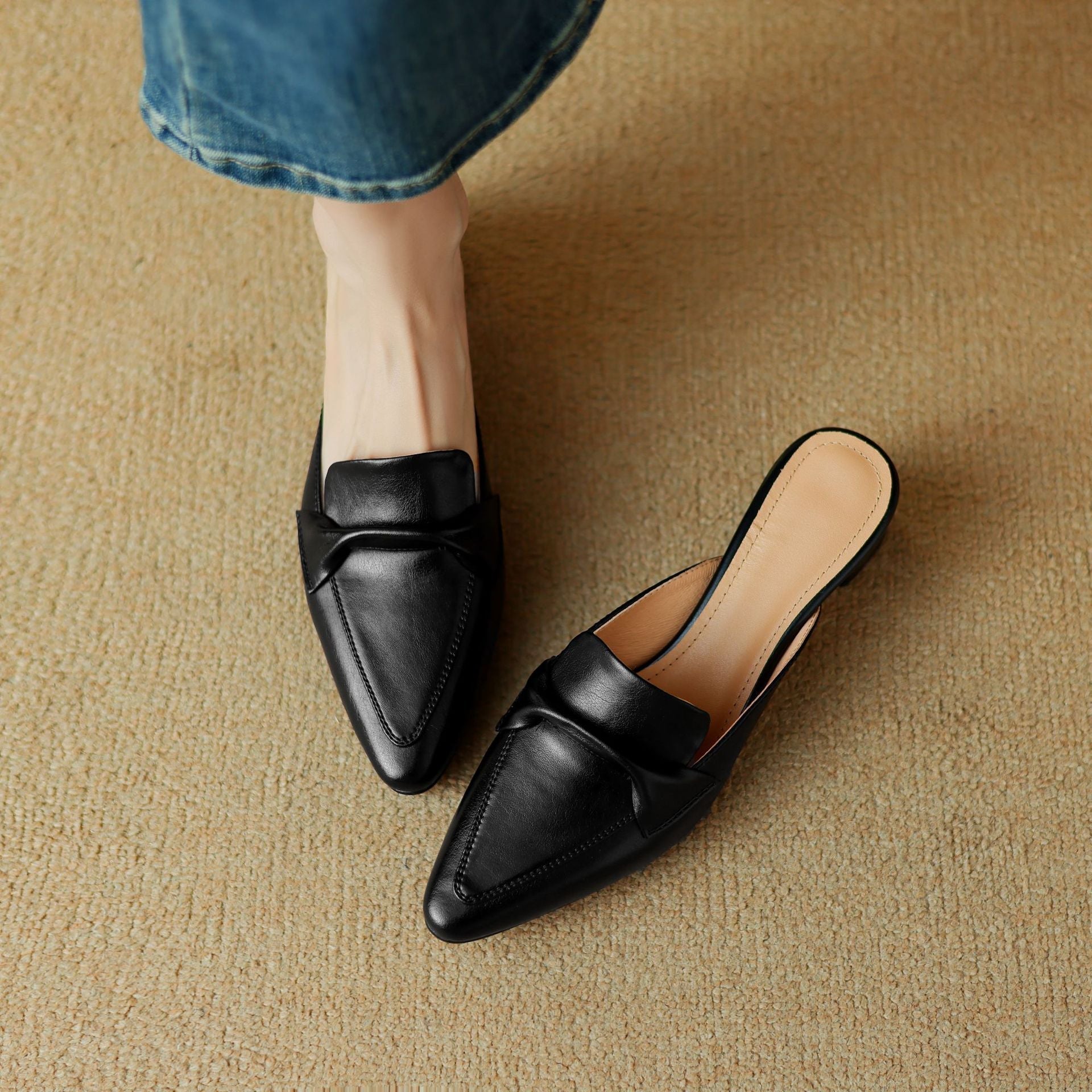 Erlen | Mules in Pelle Genuina