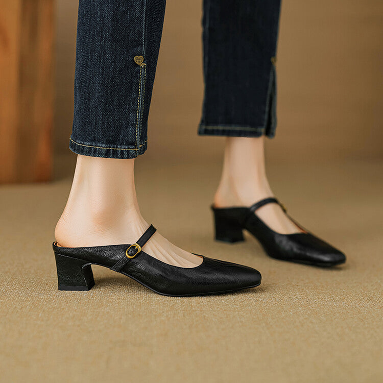 Vian | Mules in Pelle Genuina
