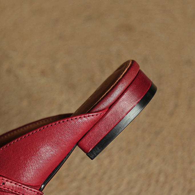 Miral | Mules in Pelle Genuina