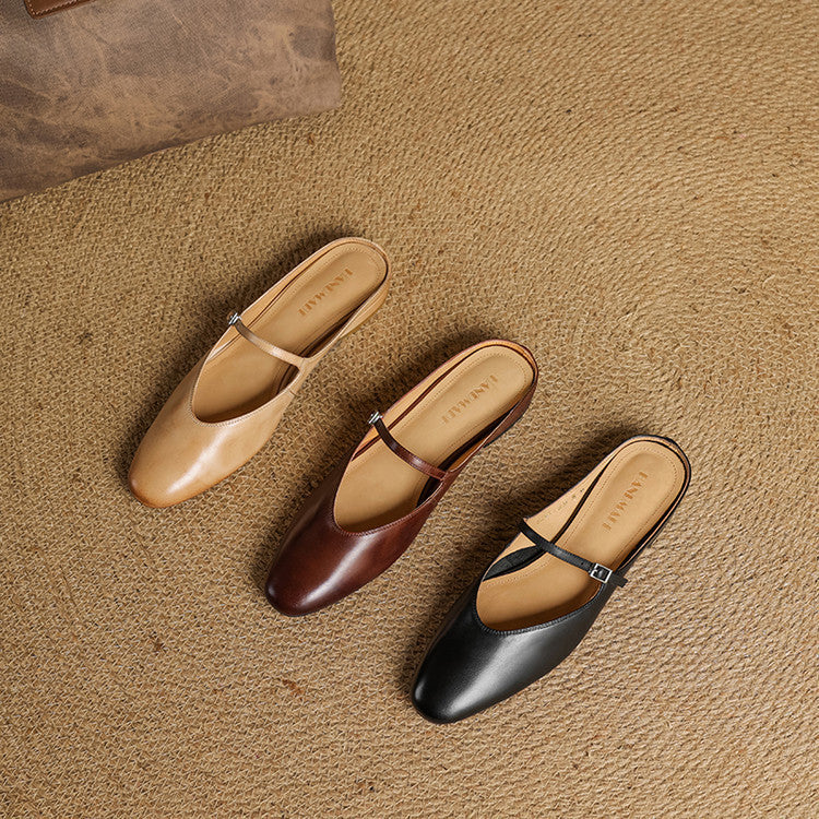 Marvyn | Mules in Pelle Genuina