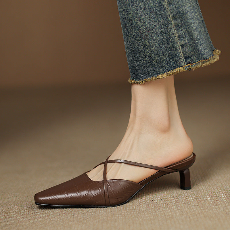 Mire | Mules in Pelle Genuina
