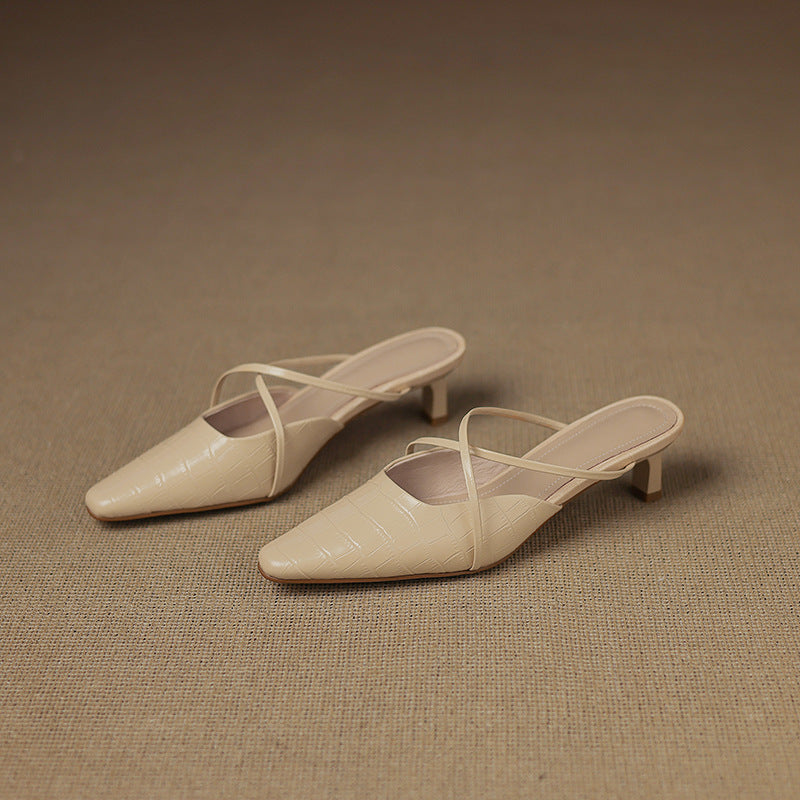 Mire | Mules in Pelle Genuina