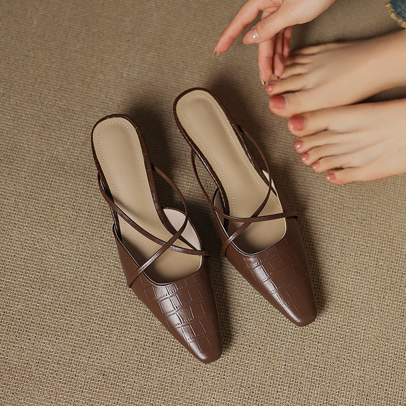 Mire | Mules in Pelle Genuina