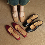 Mules in pelle genuina Esmer