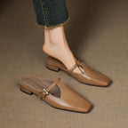 Keva | Mules in Pelle Genuina