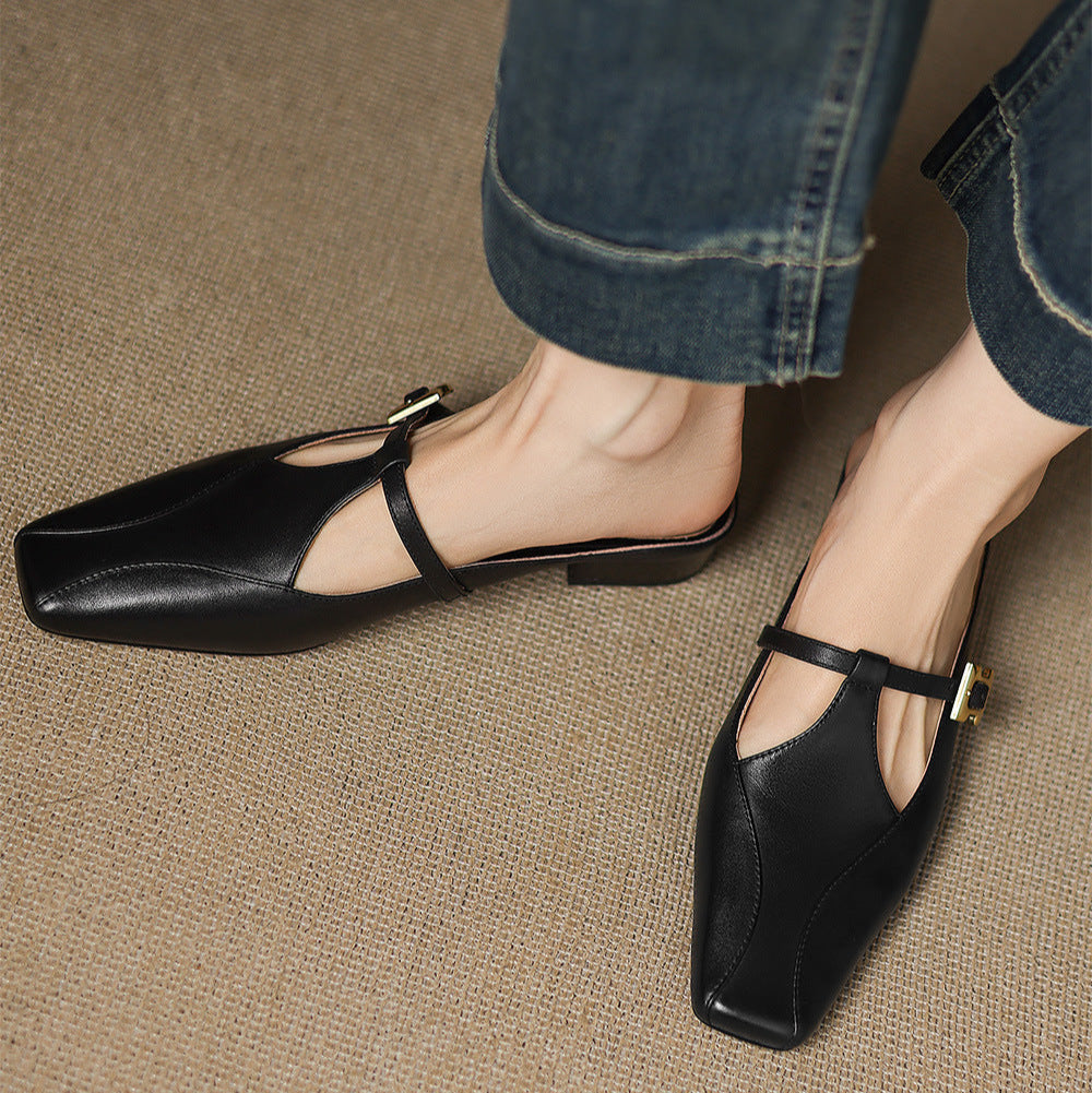 Keva | Mules in Pelle Genuina