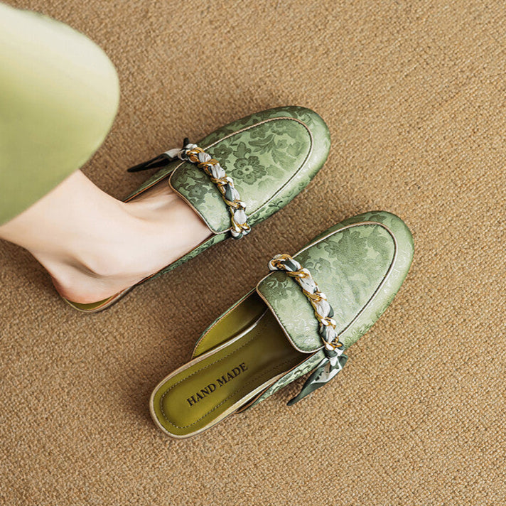 Lumor | Mules in Pelle Genuina
