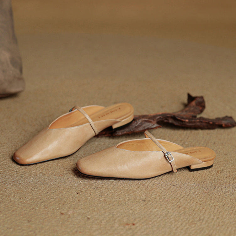 Miral | Mules in Pelle Genuina