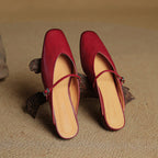 Miral | Mules in Pelle Genuina