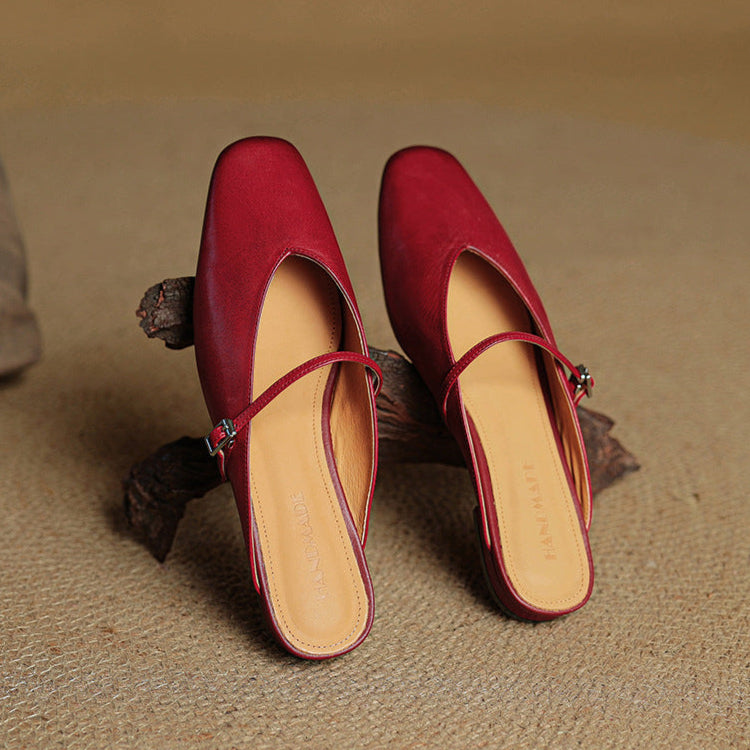 Miral | Mules in Pelle Genuina