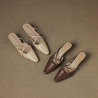 Mire | Mules in Pelle Genuina
