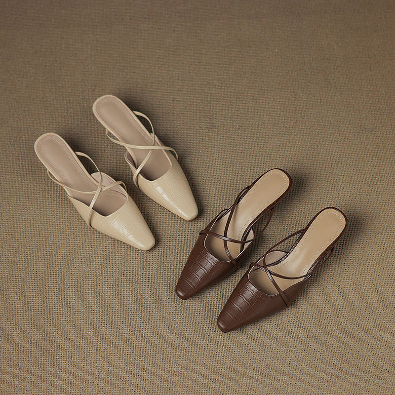 Mire | Mules in Pelle Genuina