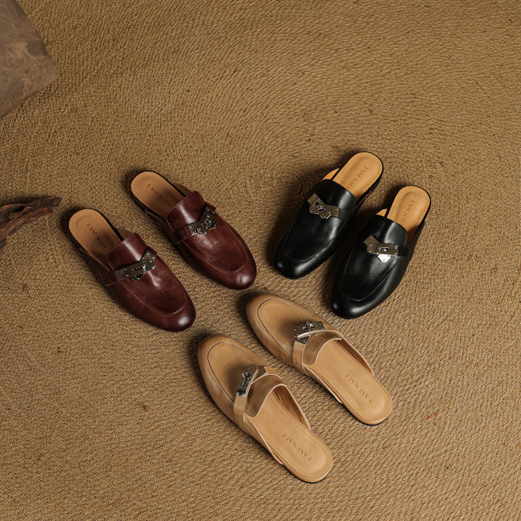 Carla | Mules in Pelle Genuina