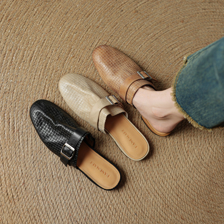 Emrie | Mules in Pelle Genuina