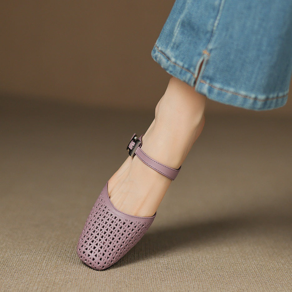 Ovia | Mules in Pelle Genuina