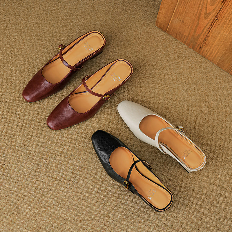 Vian | Mules in Pelle Genuina