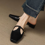 Keva | Mules in Pelle Genuina